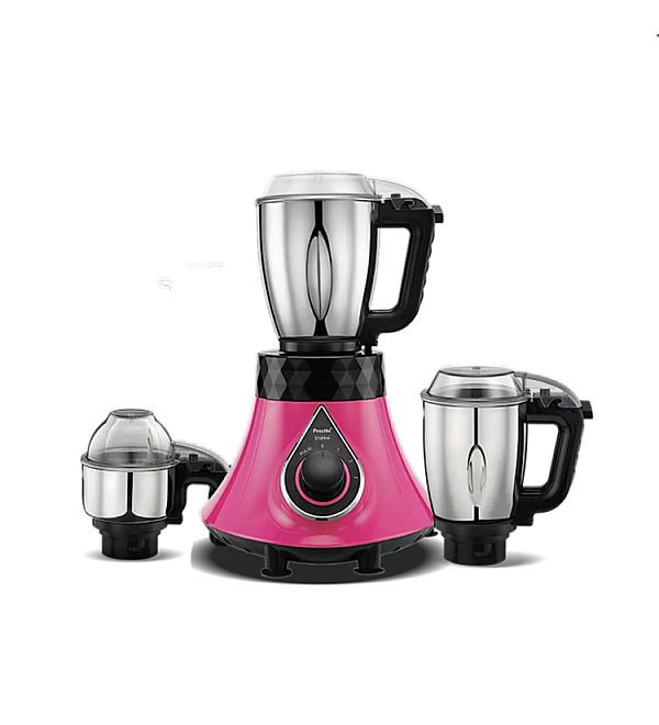 Preethi Mystic Mixer Grinder 750 Watt with 3 Jars (Pink)